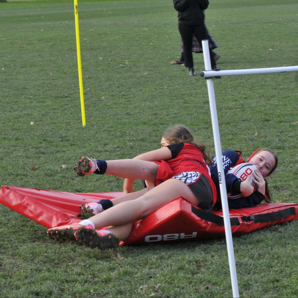 Junior Rugby Tackle Safety Mat - Red