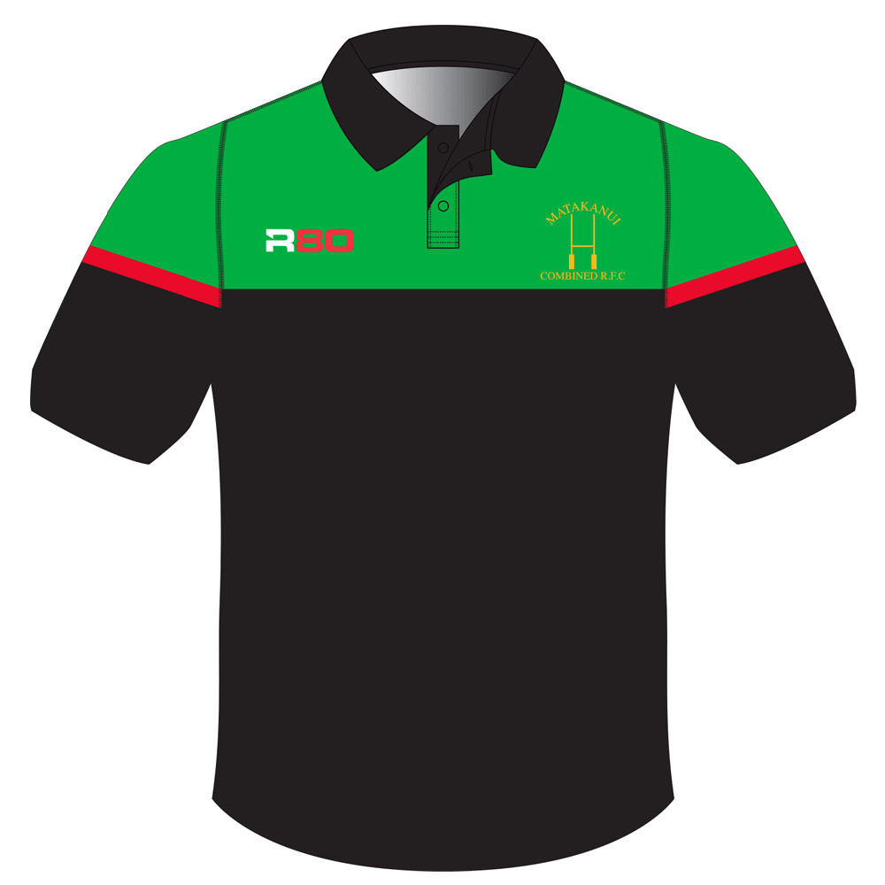 Matakanui Rugby Club - Sublimated Polo Shirt - XS