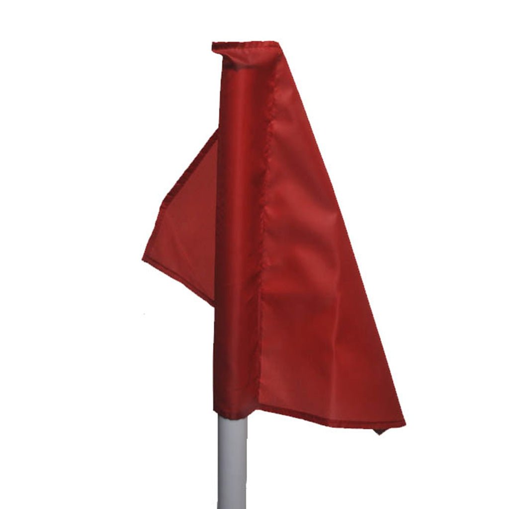 Nylon Touchline Flags - RedSingle Flag