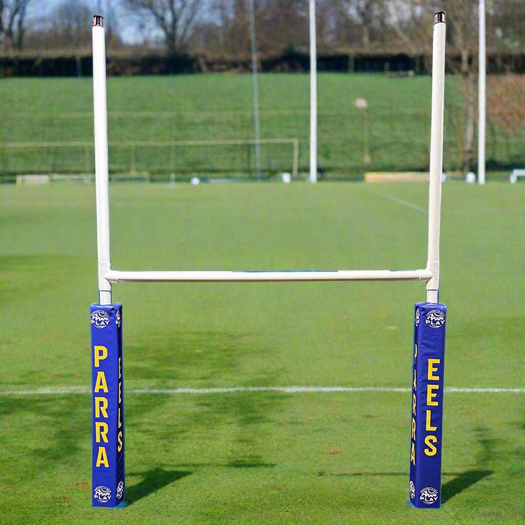 Printed Junior Portable Post Pads - Pair - Royal blue