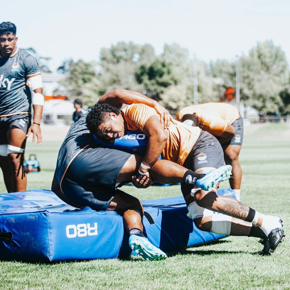 Pro Rugby Tackle Safety Mat - Red