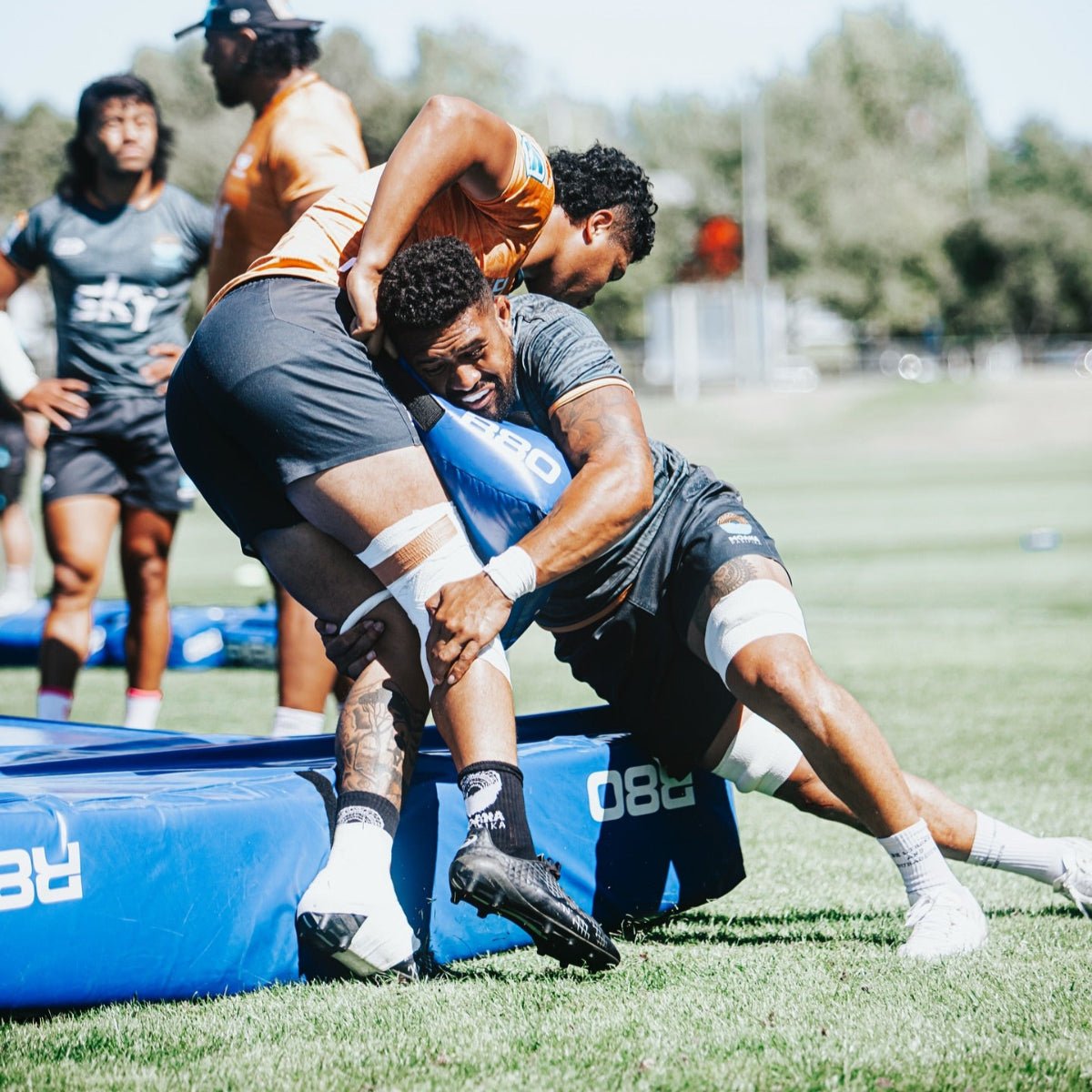 Pro Rugby Tackle Safety Mat - Red