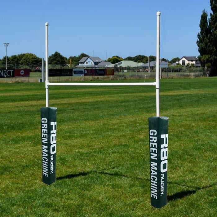 R80 Black Junior Premier Portable Goal Post Pad Pair - 