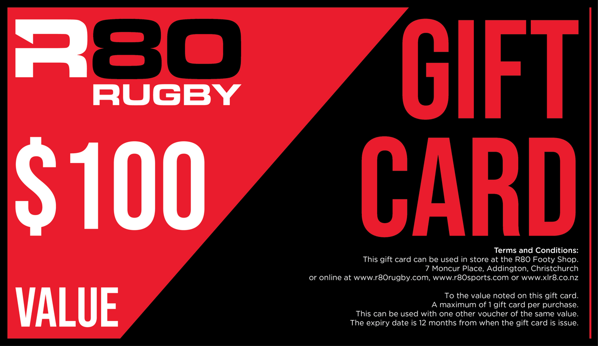 R80 Rugby Gift Card - $10.00 NZD