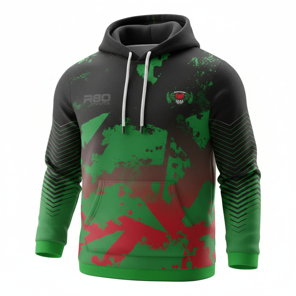 Rangataua Rugby Football Club - Green Sublimated Hoodie - 4