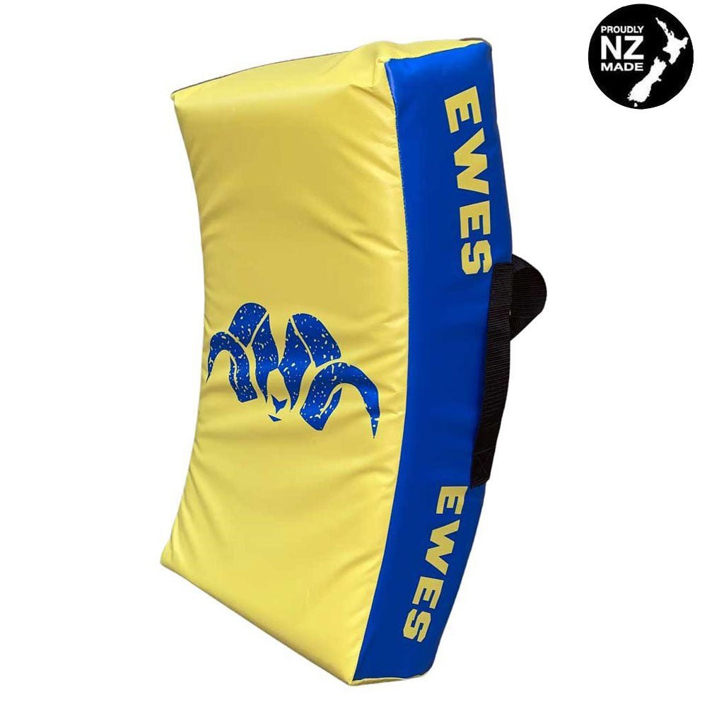 Rugby Hit Shield Curved - Custom Colours and Branding - BlackNo Printing