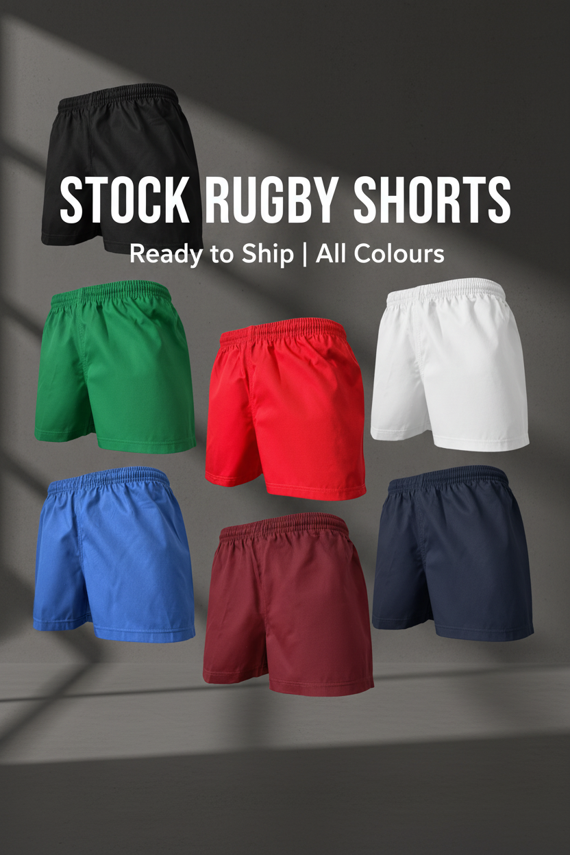 Stock Rugby Shorts - Mobile Banner