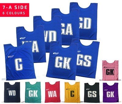 Sublimated Netball Bib Set (7) - 