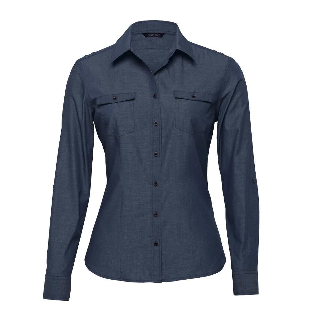 The Grange Shirt - Womens - indigo18