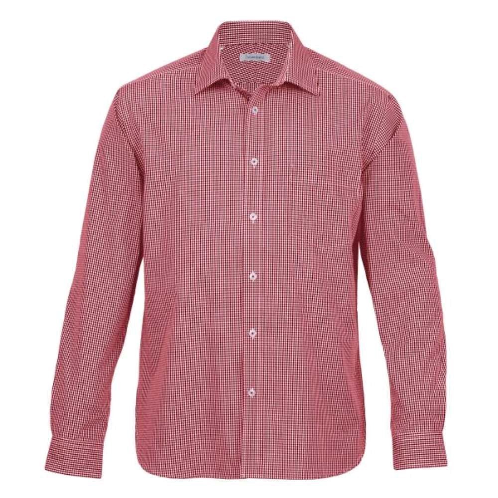 The Kingston Check Shirt - Mens - red/whiteS