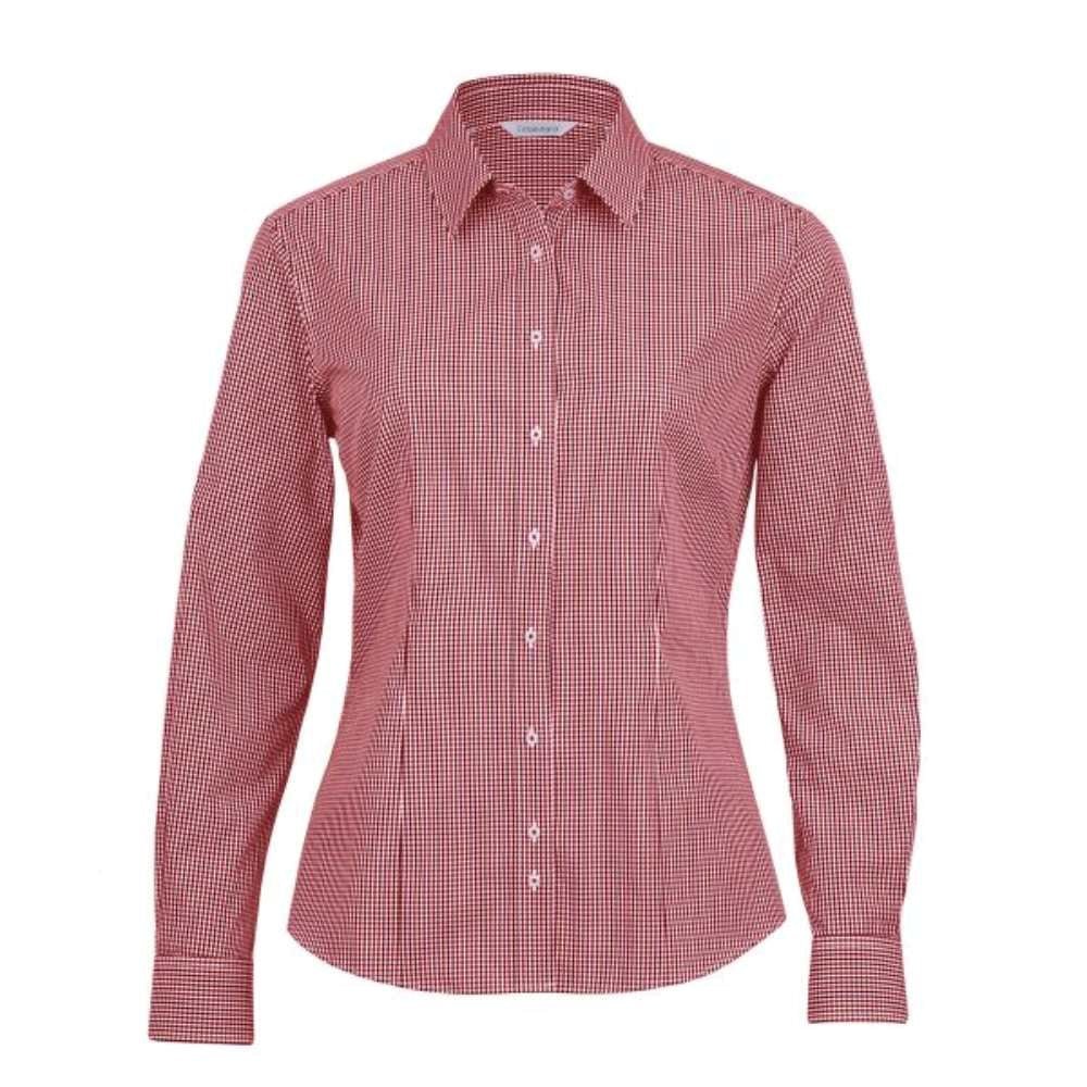 The Kingston Check Shirt - Womens - red/white18