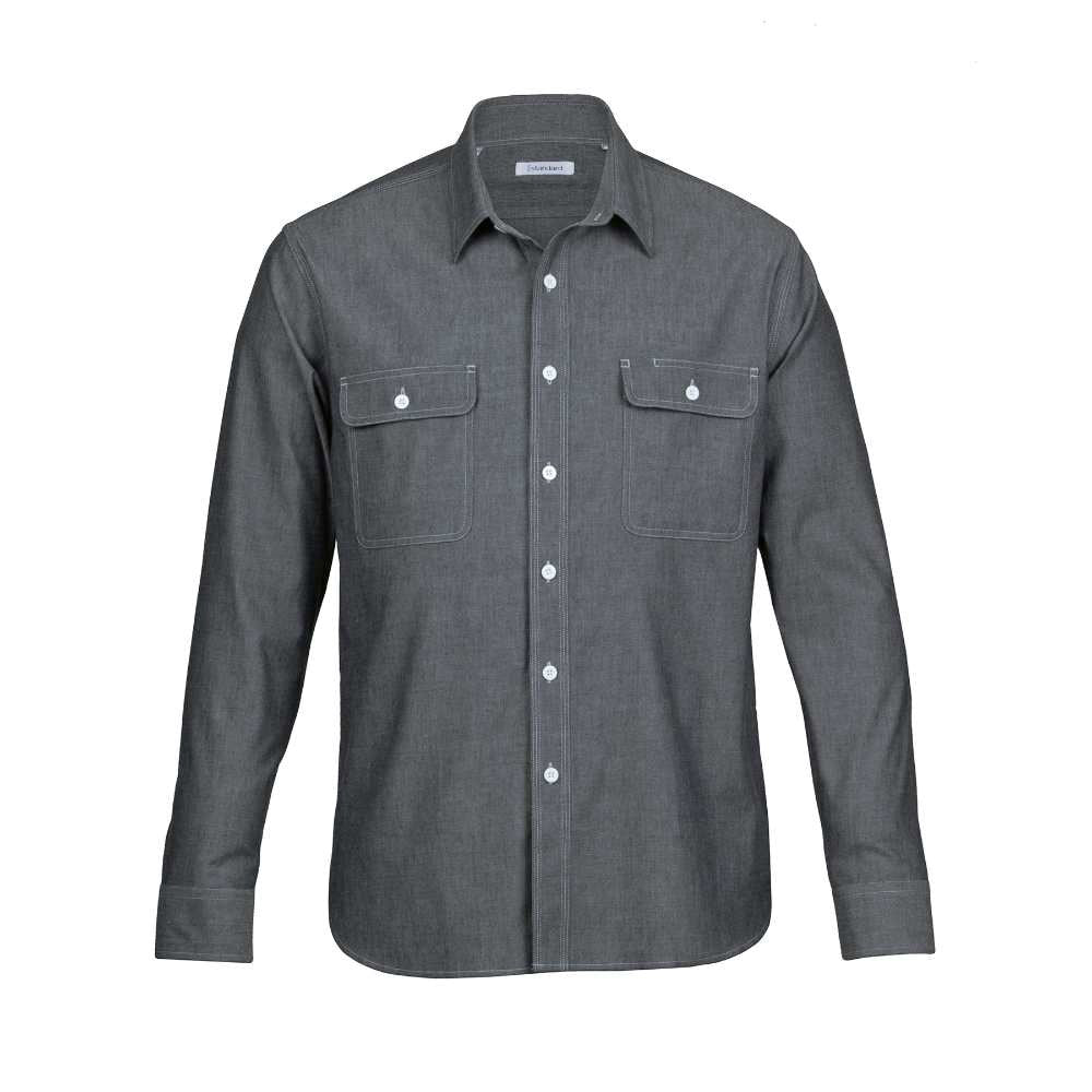 The Montreal Chambray Shirt - Mens - S