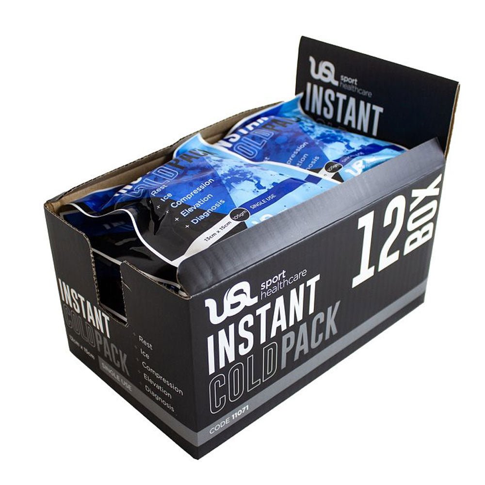 USL Instant Cold Packs - 12cm x 15cm Box 12