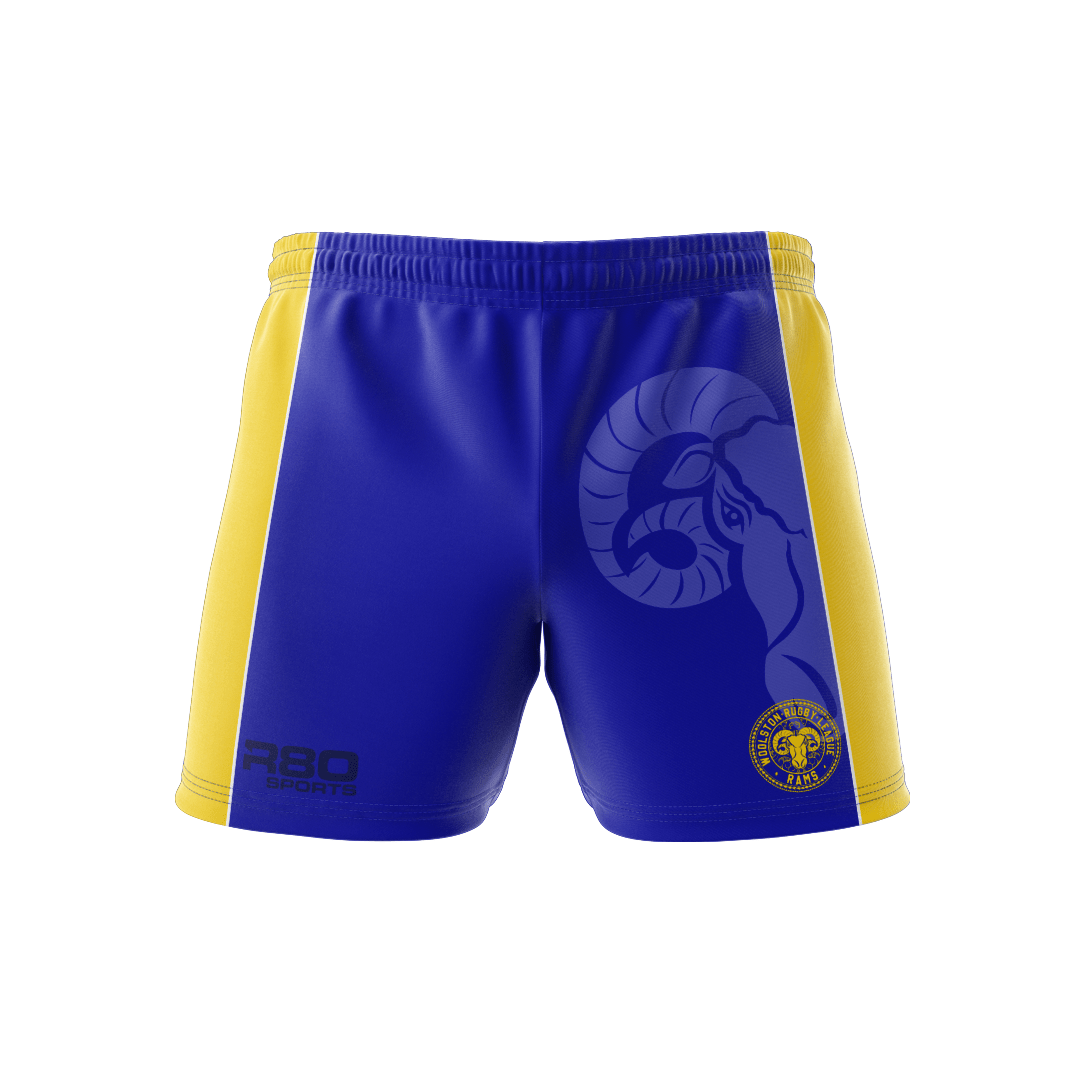 Woolston Rams Rugby League - Casual Gym Shorts - XS