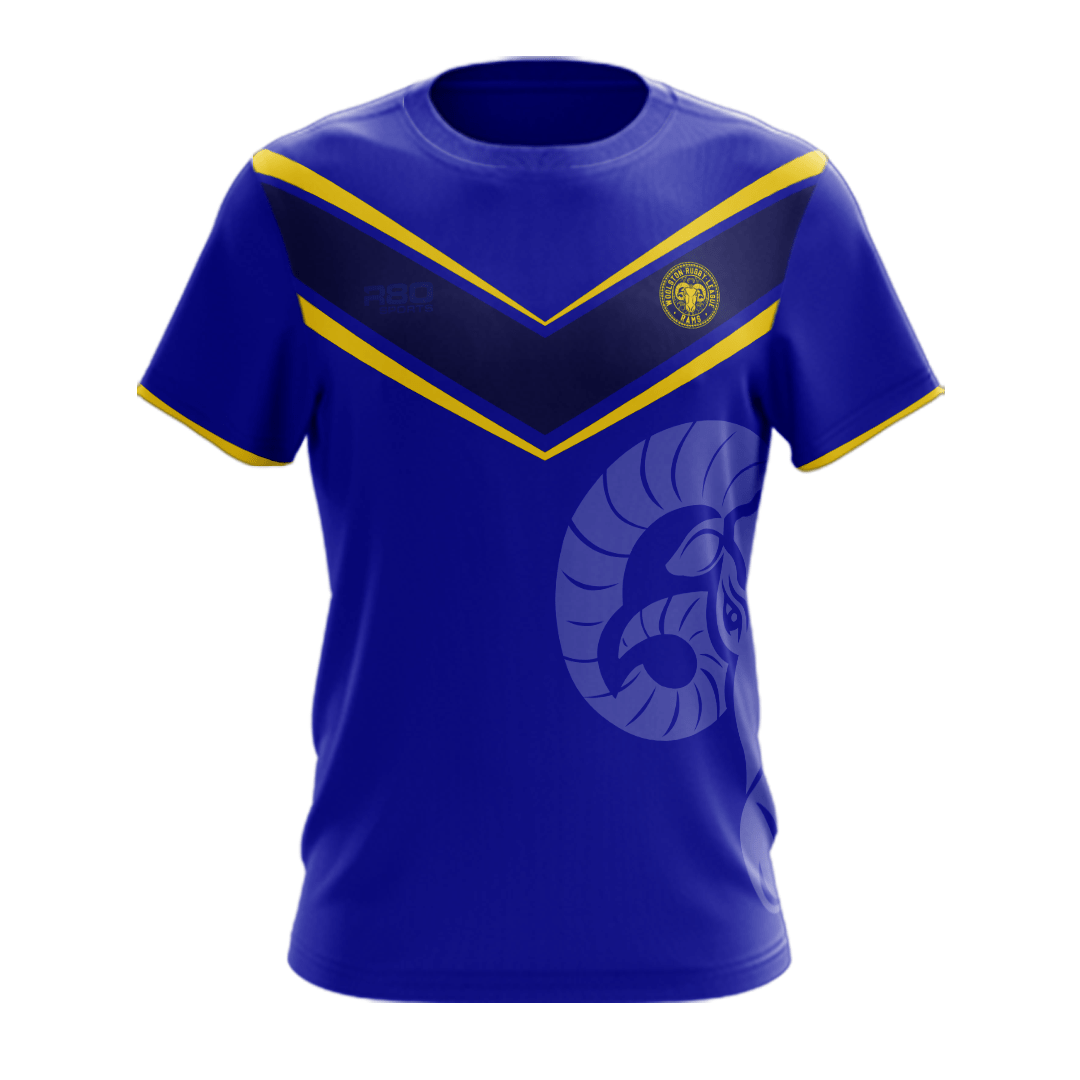 Woolston Rams Rugby League - Sublimated T-Shirt - R80 Rugby