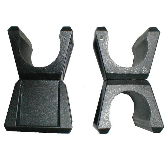 360 Black Post Clips 25mm - 