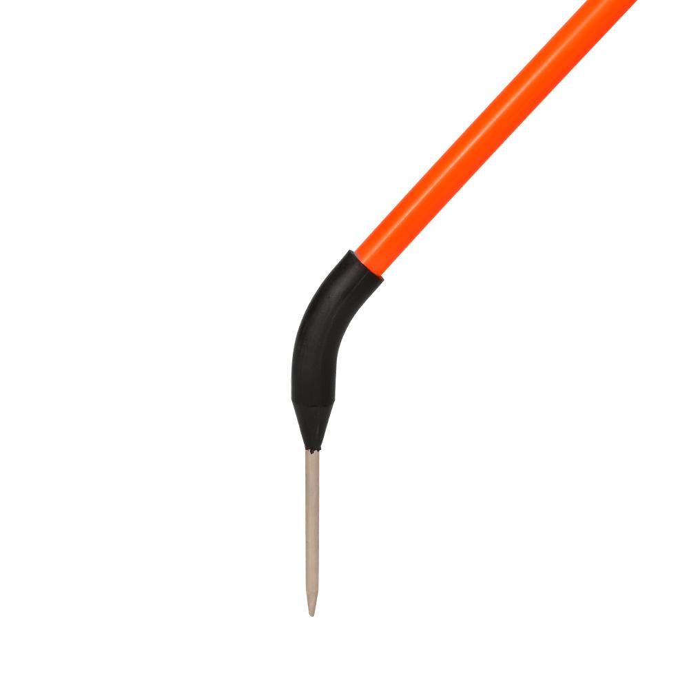 Rubber Base Agility Pole Set of 10 - Orange