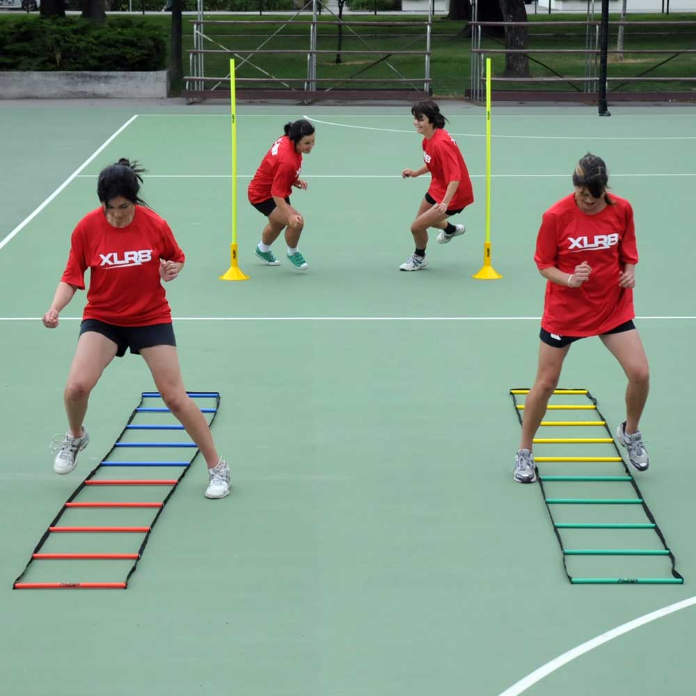 XLR8 Multi - Coloured Fastfoot Ladder - 