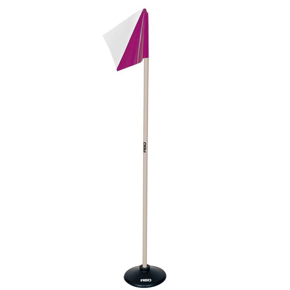 Artificial Surface / Indoor Pole with Club Colour Flag - Yellow / Black