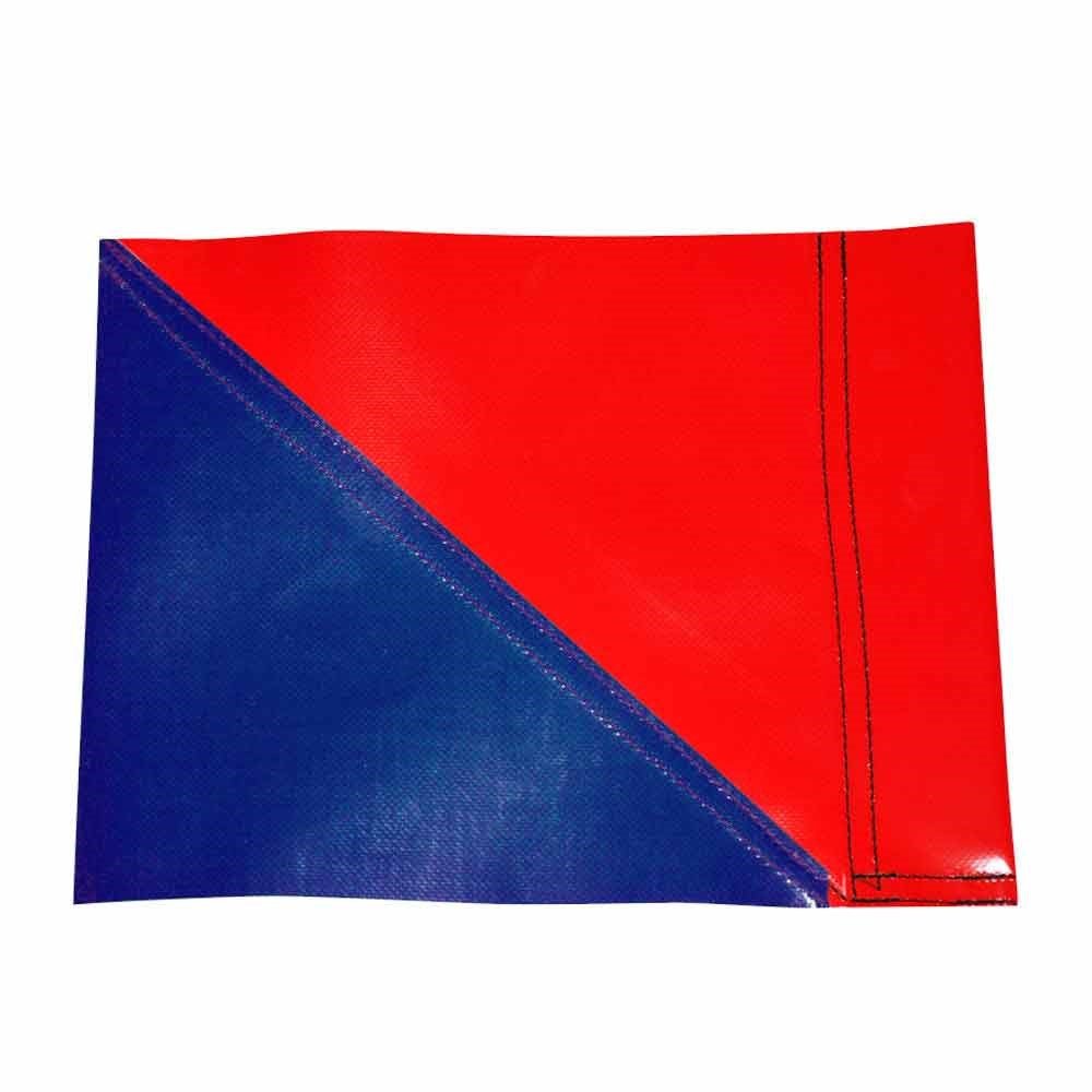 Club Colour Touchline Flags - Red / Navy Blue