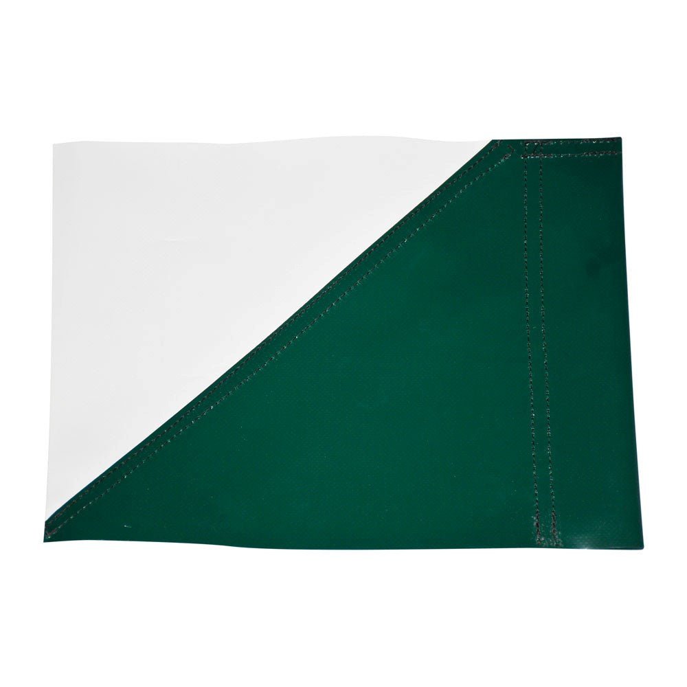 Club Colour Touchline Flags - Green /White