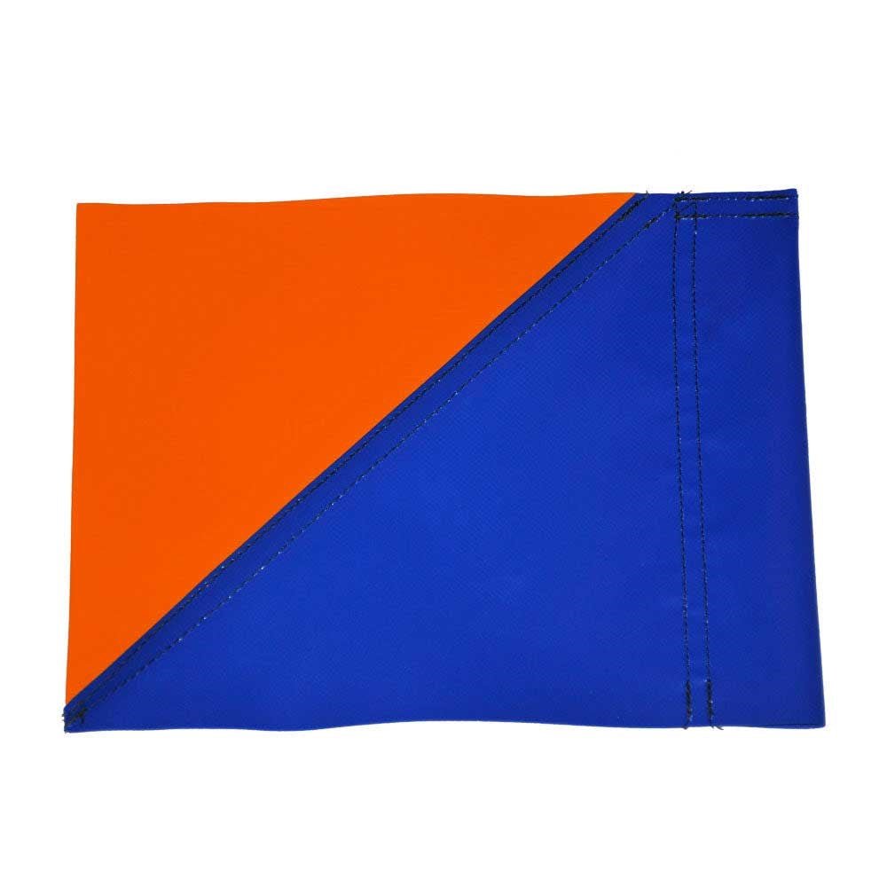 Club Colour Touchline Flags - Royal Blue / Orange