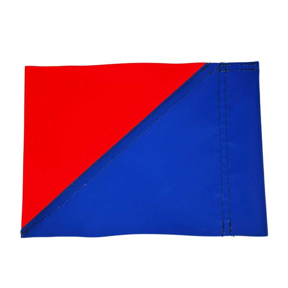 Club Colour Touchline Flags - Royal Blue / Red