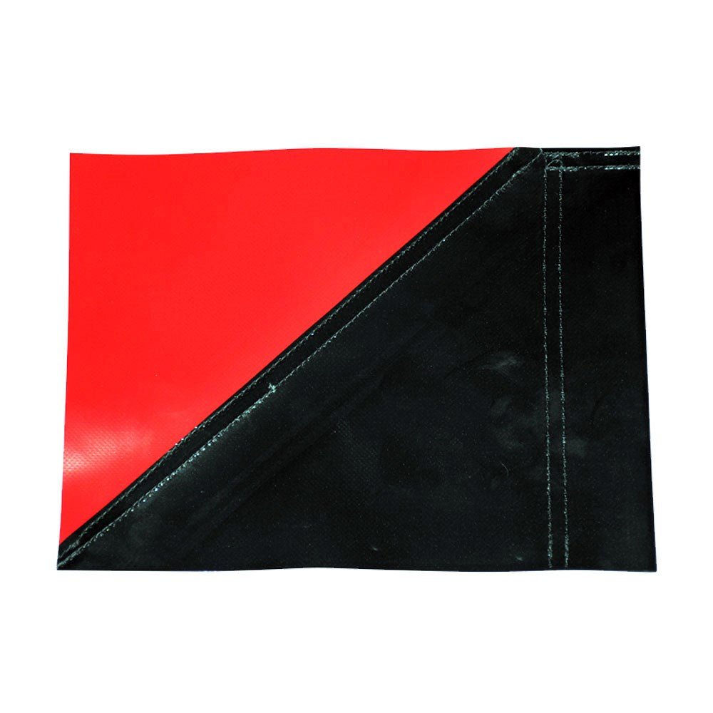 Club Colour Touchline Flags - Red / Black
