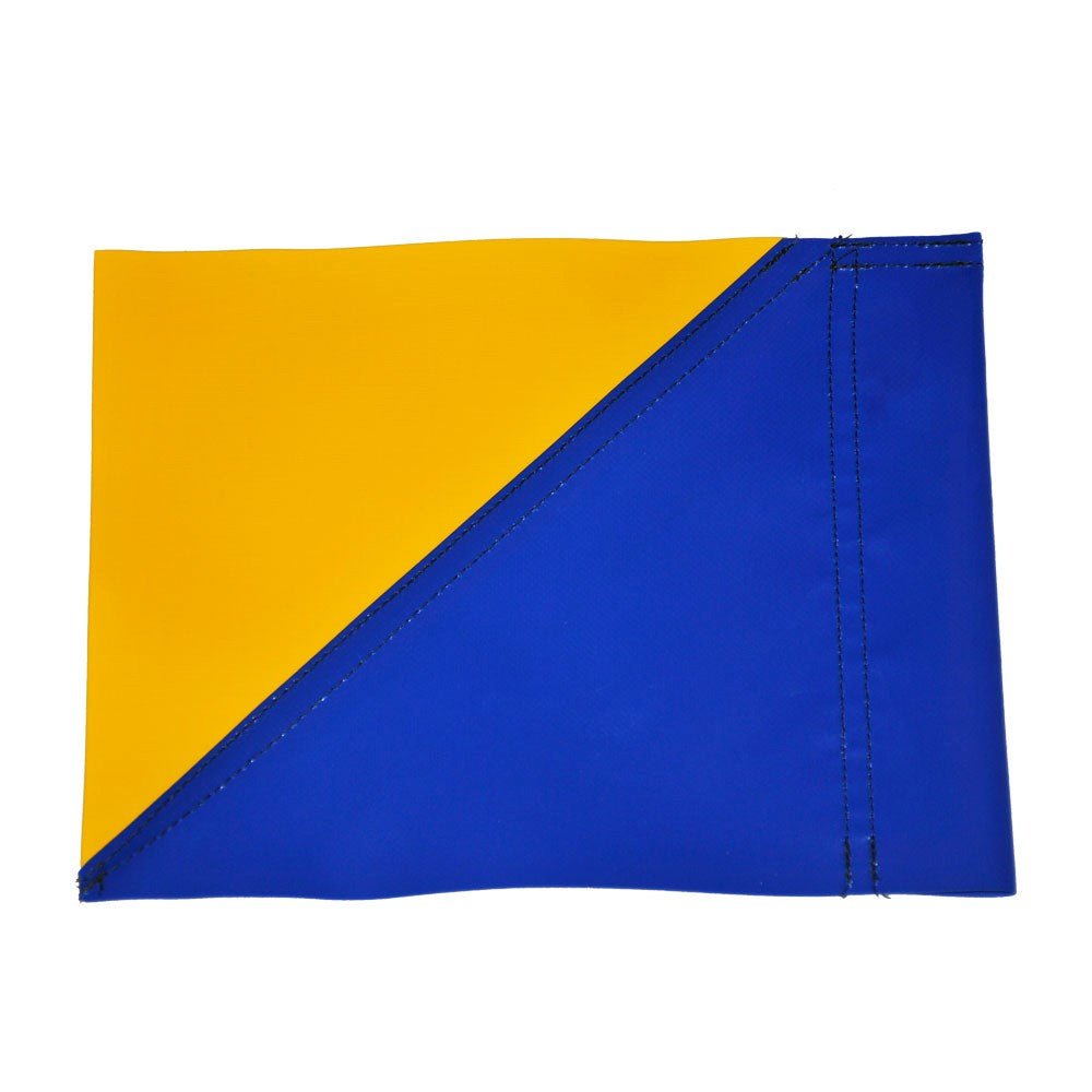 Club Colour Touchline Flags - Royal Blue / Yellow