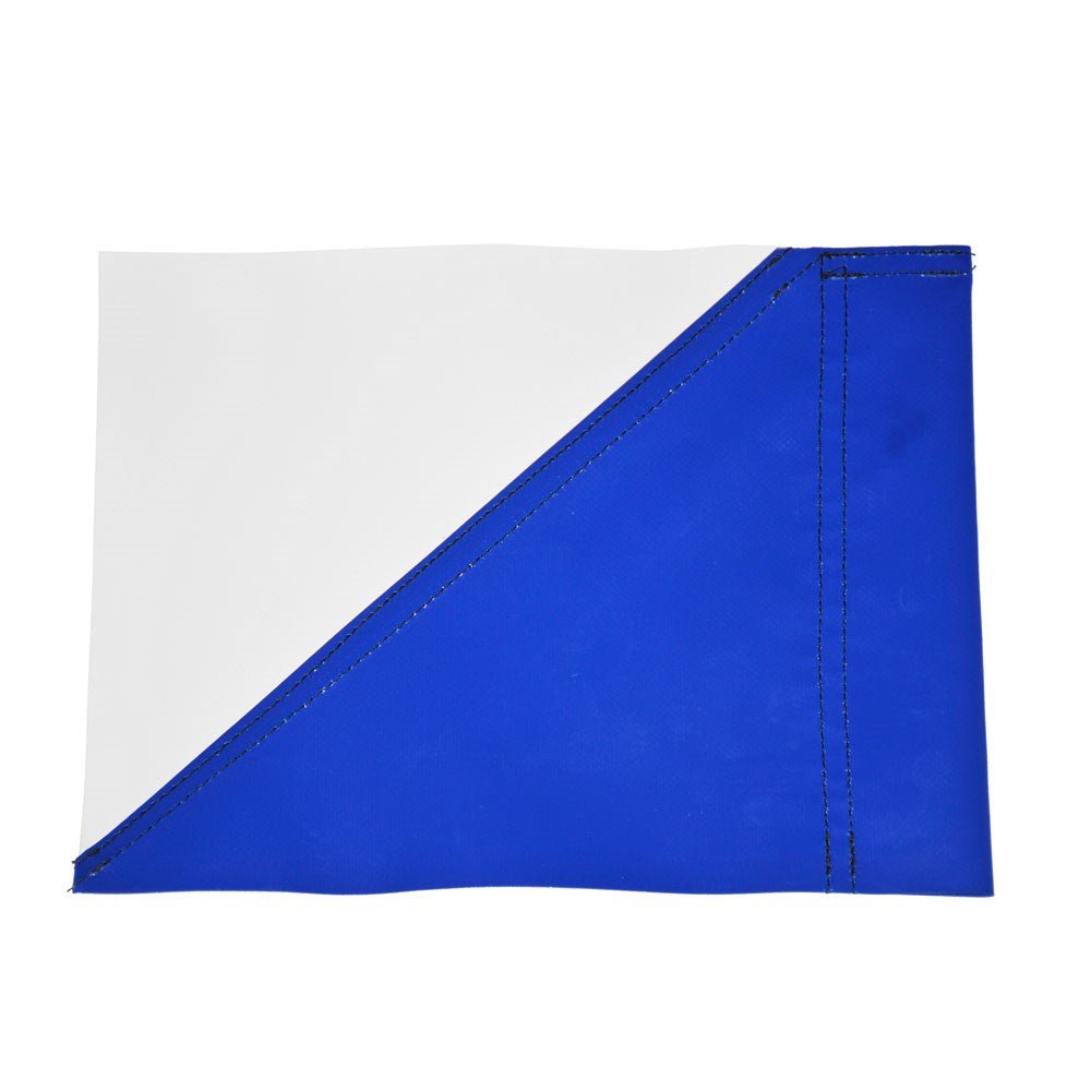 Club Colour Touchline Flags - Royal Blue / White