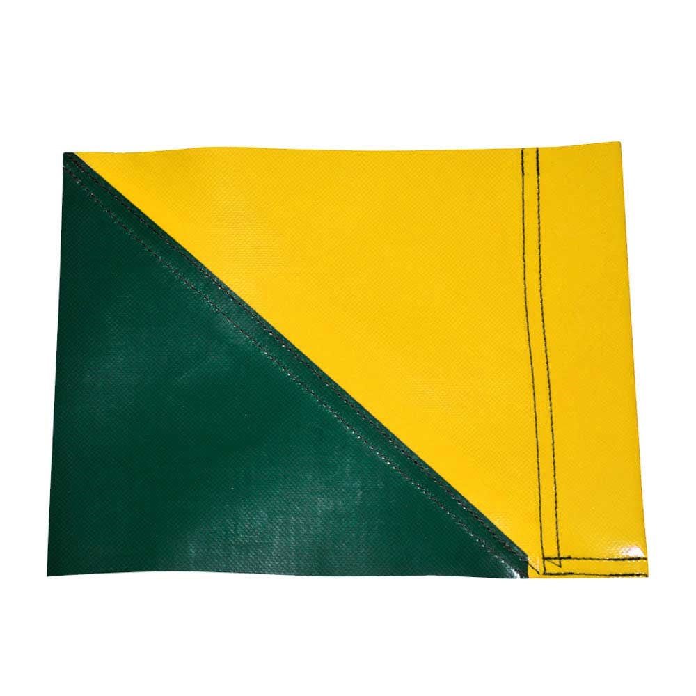 Club Colour Touchline Flags - Green / Yellow