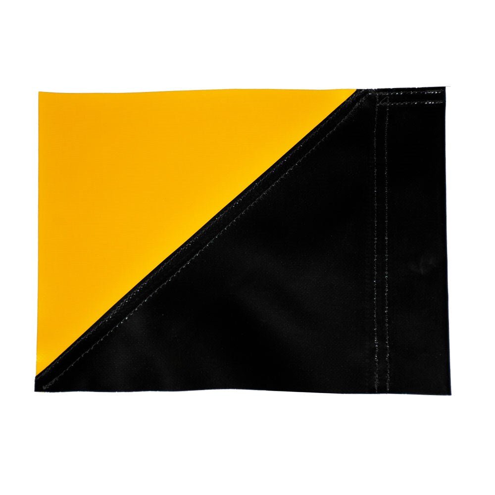 Club Colour Touchline Flags - Yellow / Black