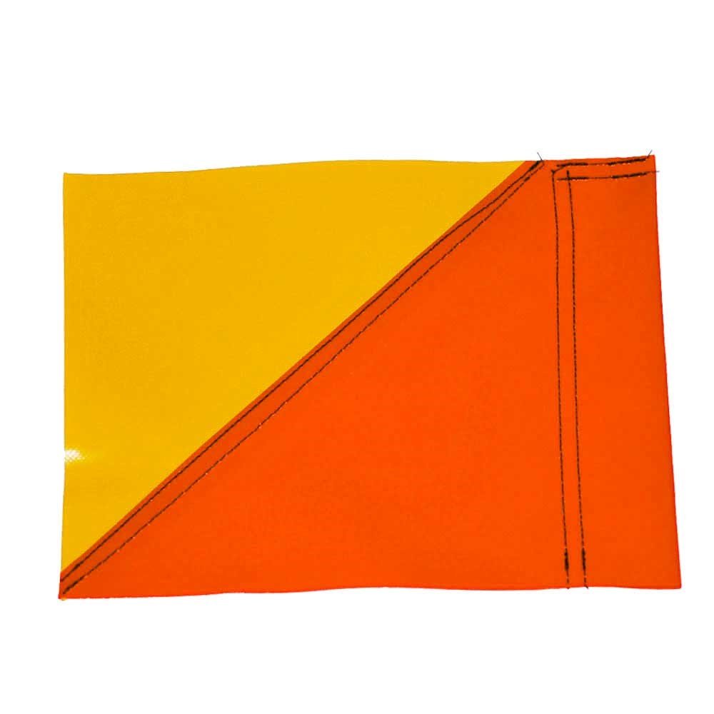 Club Colour Touchline Flags - Yellow / Orange