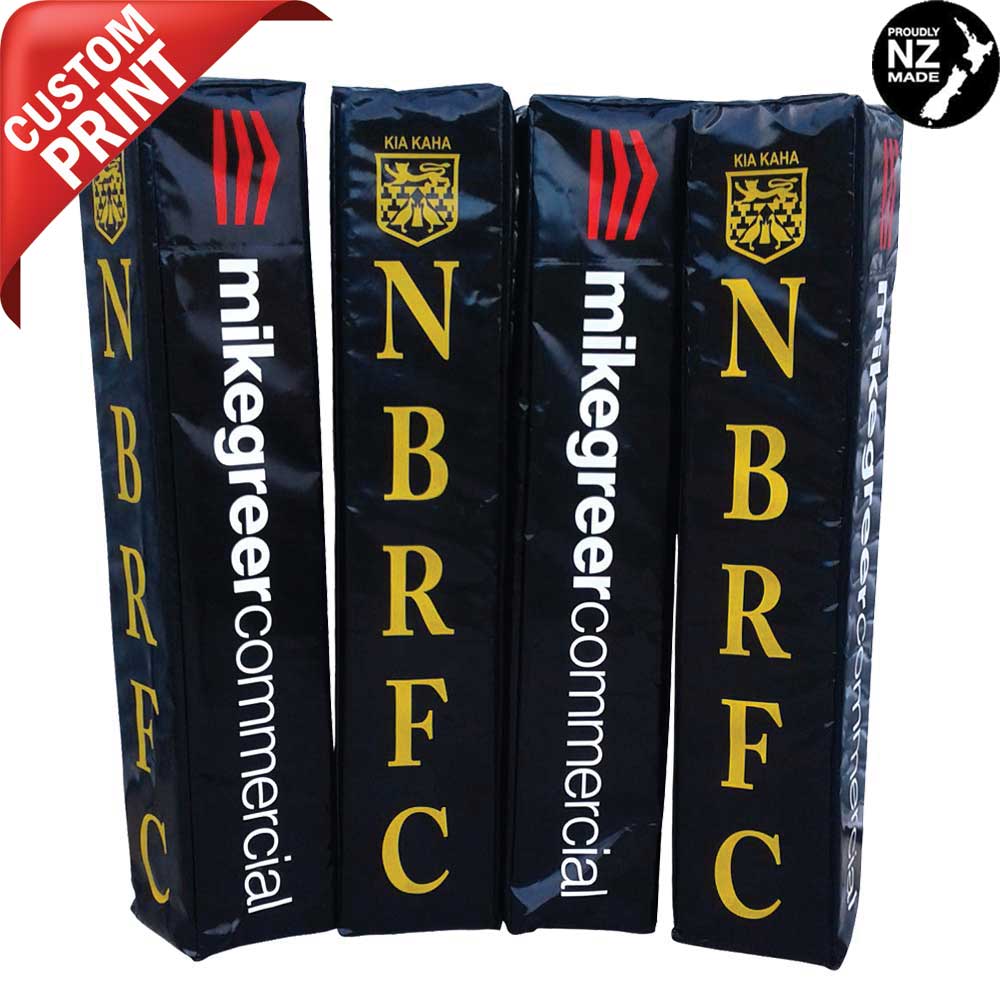 Corporate Branded Rugby Goal Post Pads - 