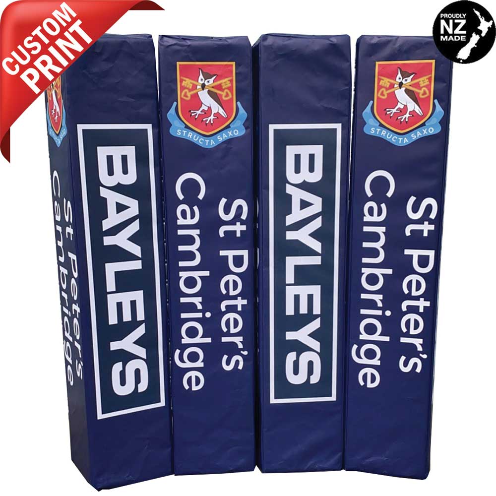 Corporate Branded Rugby Goal Post Pads - 