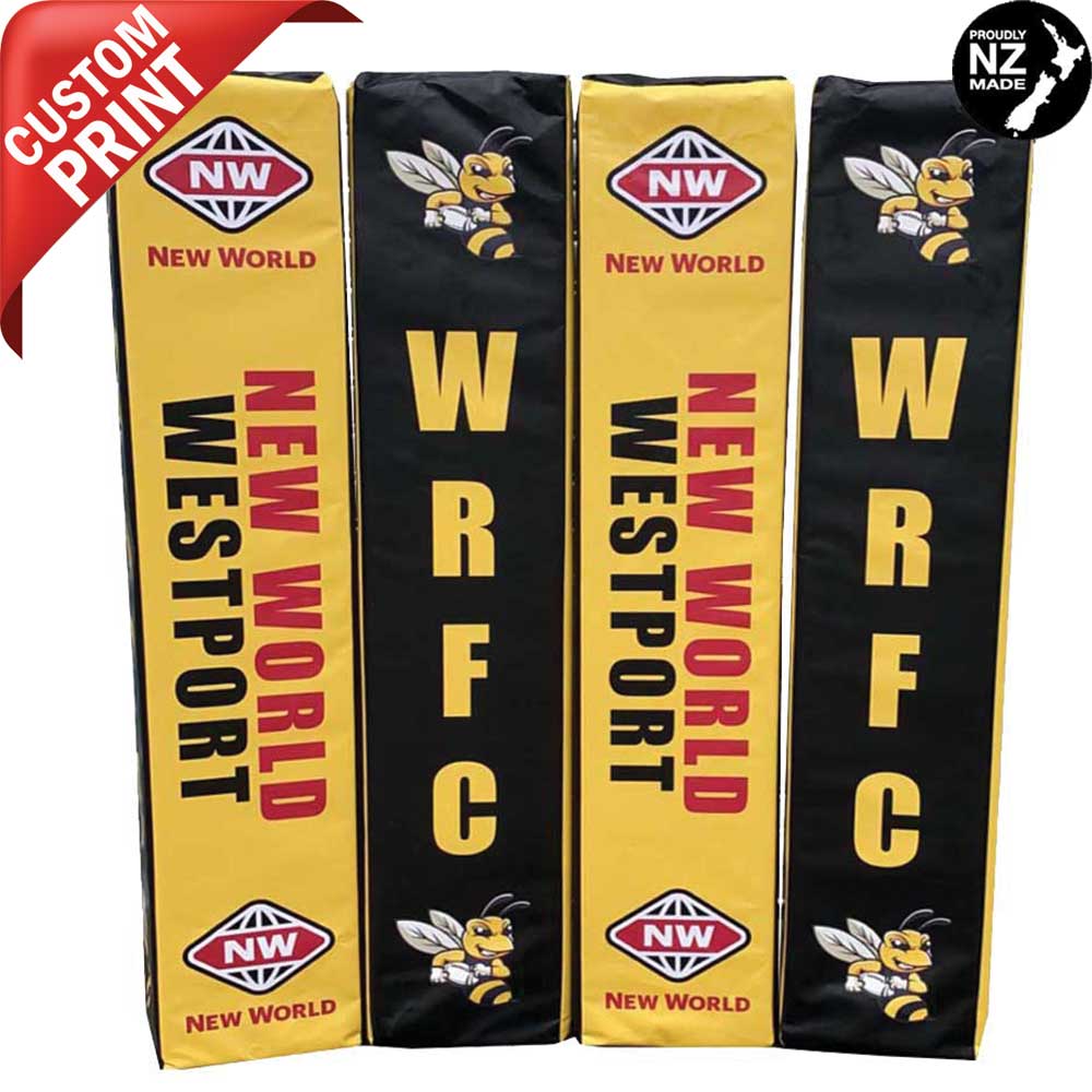 Corporate Branded Rugby Goal Post Pads - 