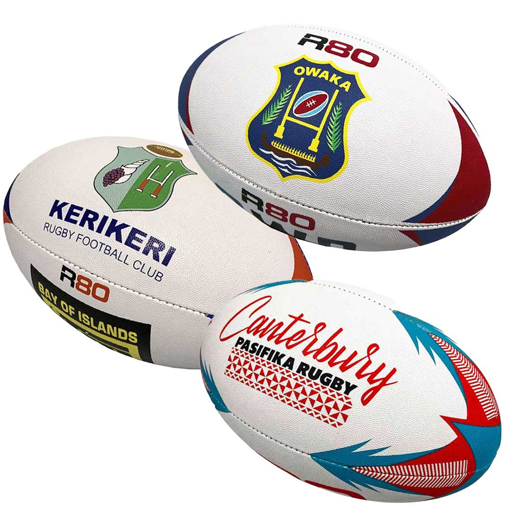Custom Printed Club Balls - R80 Rugby