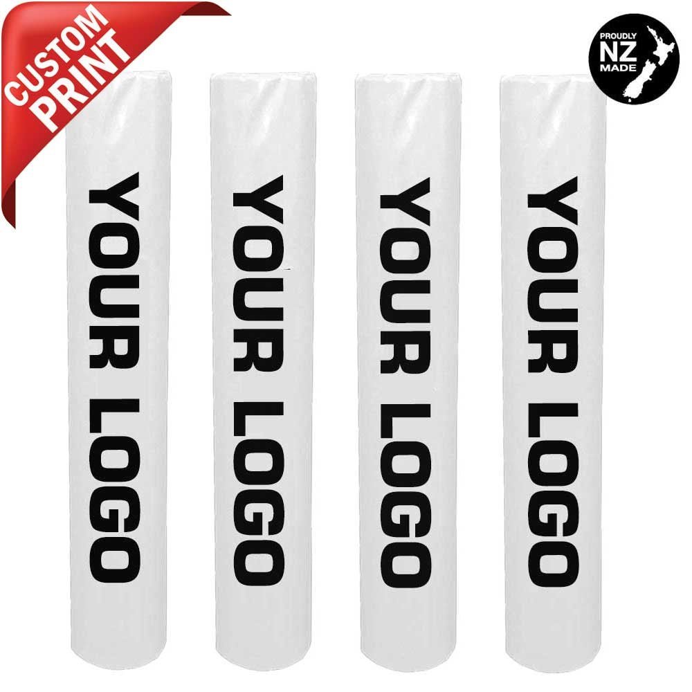 Printed Wrap Around Post Pads - White