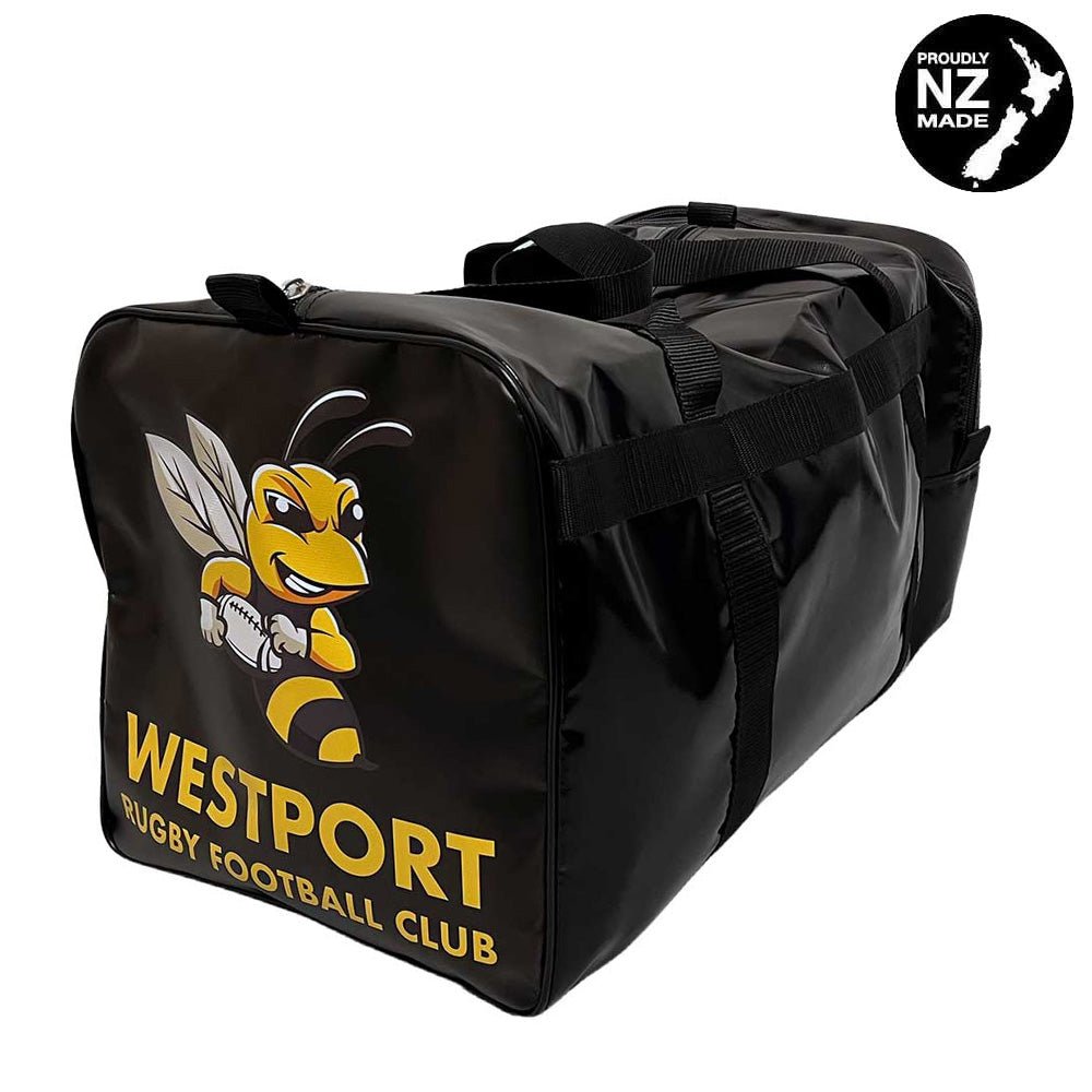 Custom Printed Team Kit Gear Bags - Medium - OrangeNO End Pocket