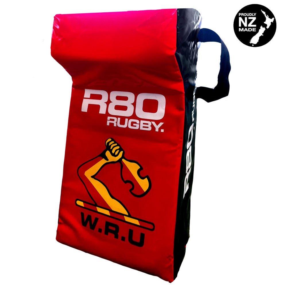 Custom Printed Wedge Hit Shields - R80 Rugby