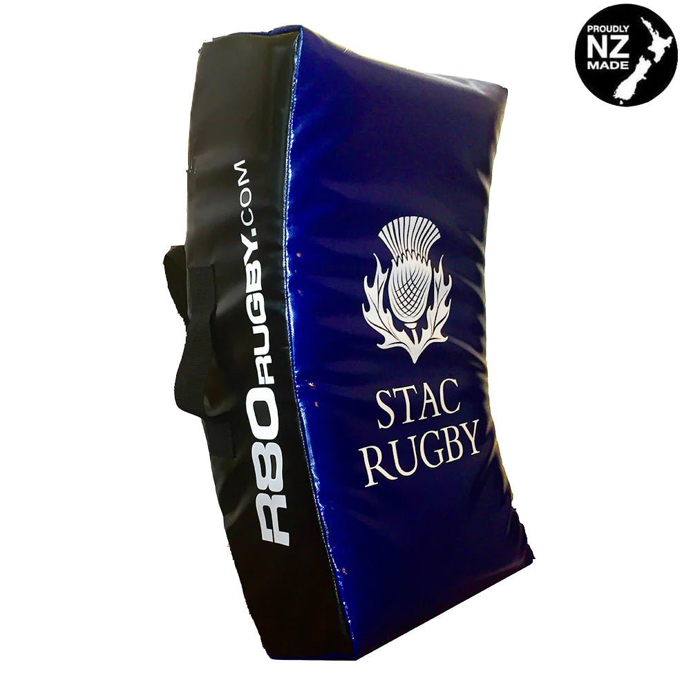 Customised Curved Rugby Hit Shield - BlackNo Printing