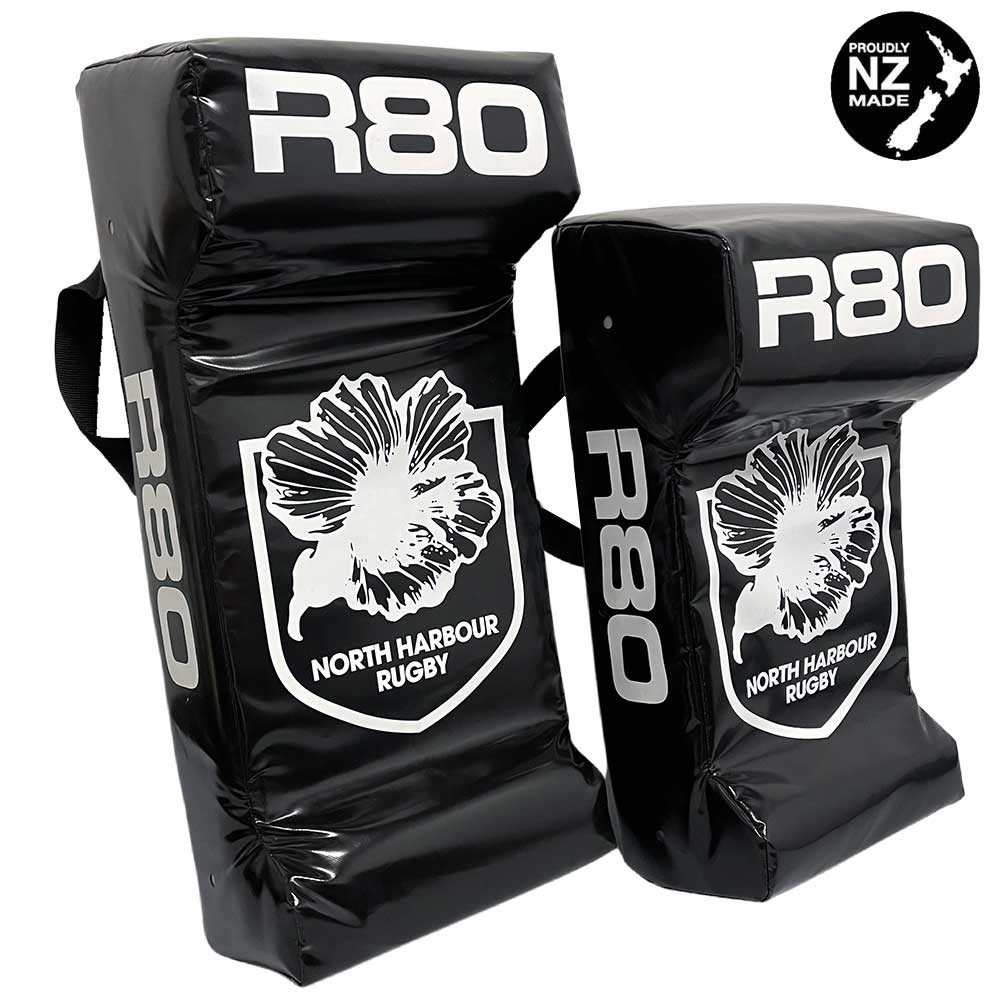 Customised Double Wedge Rugby Hit Shields - R80 Rugby