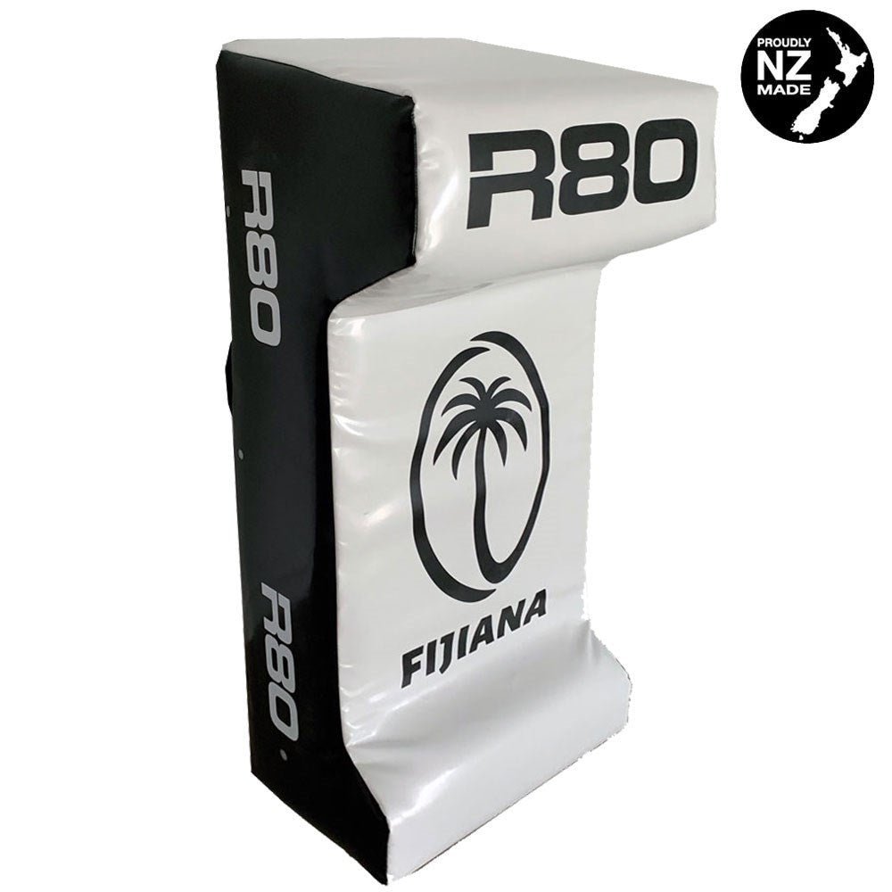 Customised Double Wedge Rugby Hit Shields - BlackNo Printing