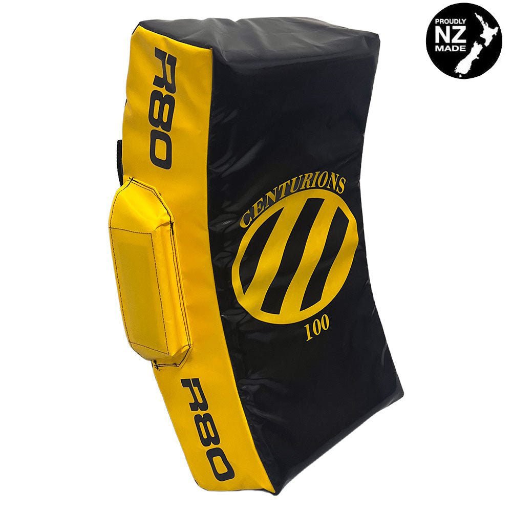 Customised Pro Curved Rugby Hit Shield - BlackNo