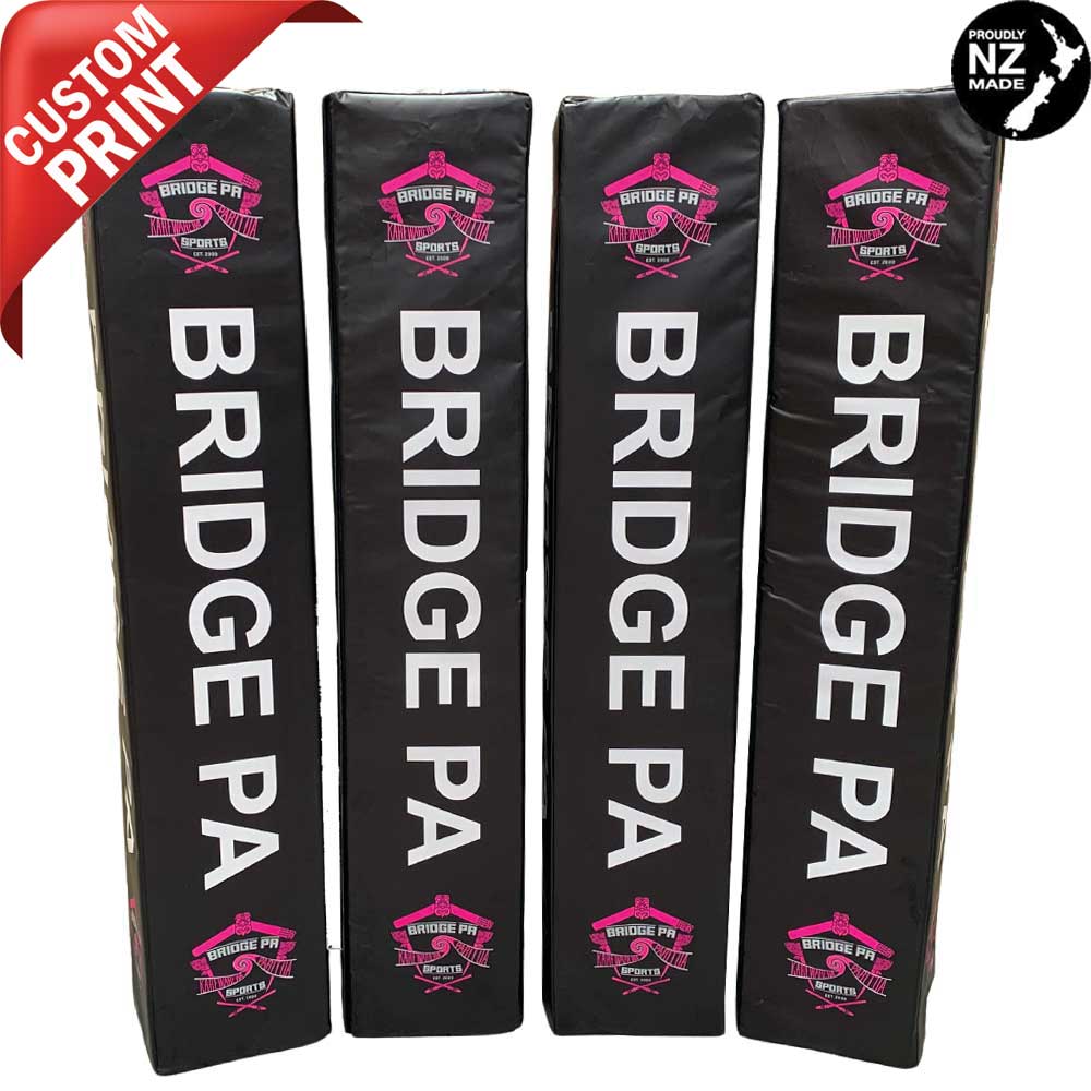 Digitally Printed Rugby Goal Post Protector Pads - 