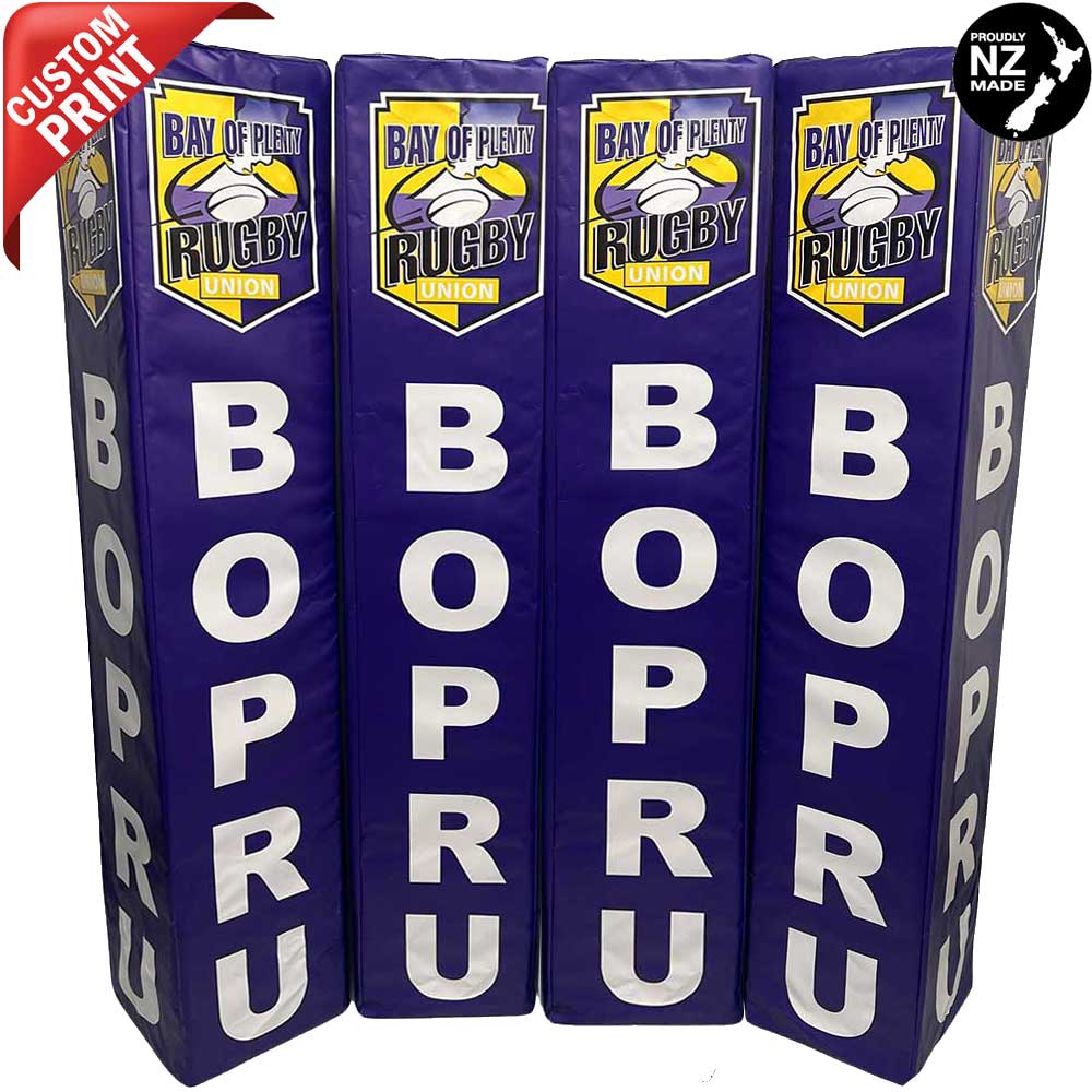 Digitally Printed Rugby Goal Post Protector Pads - 