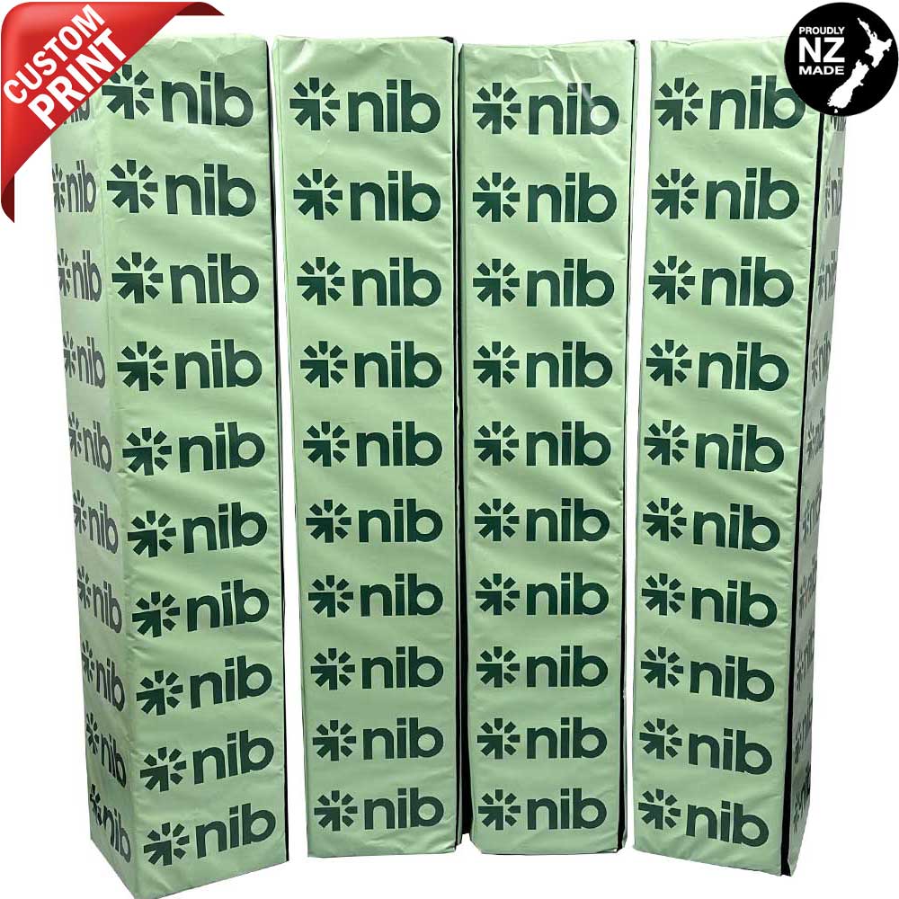 Digitally Printed Rugby Goal Post Protector Pads - 