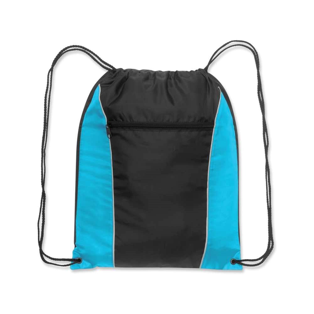 Drawstring Backpack - Light Blue