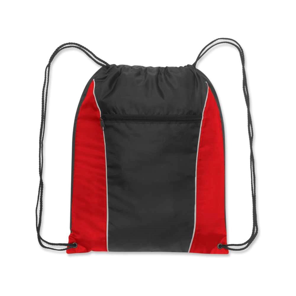 Drawstring Backpack - Red