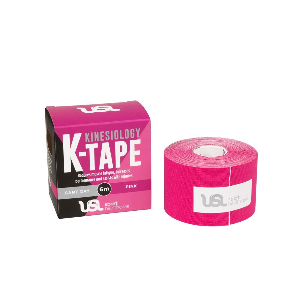 Game Day Kinesiology Tape - 5cm x 6m Roll - Pink